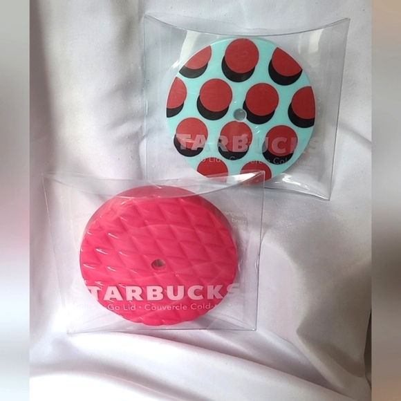 NEW 2 Starbucks  Cold-to-Go Lids - Picture 1 of 5